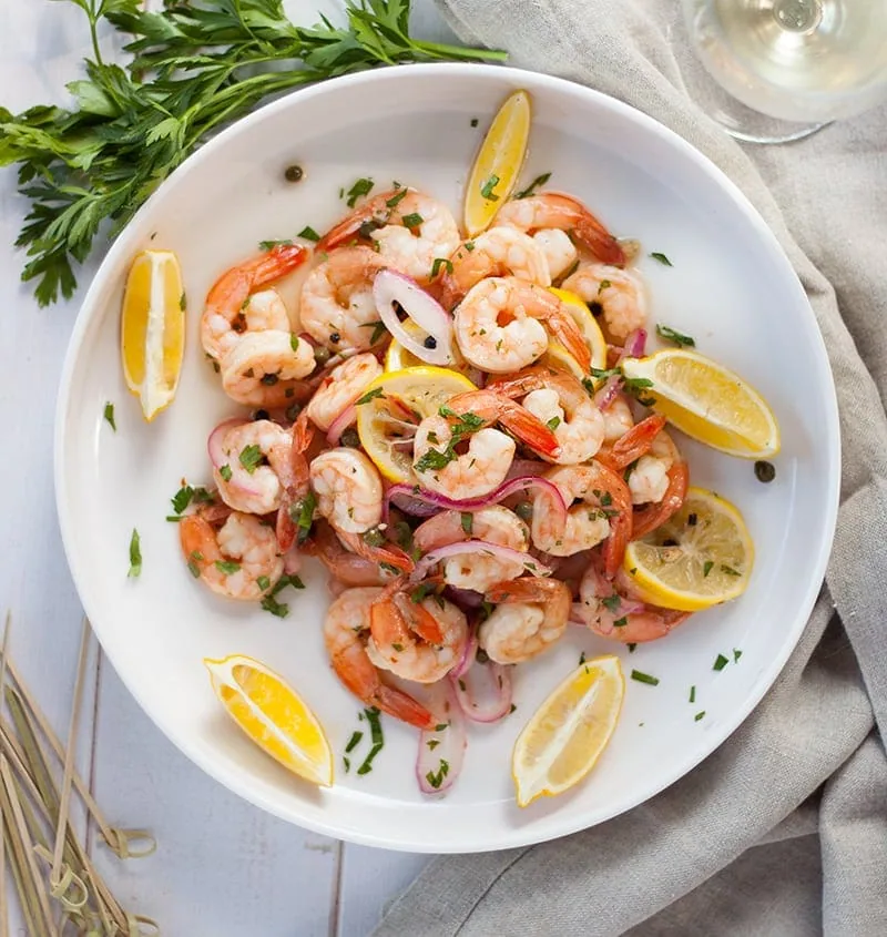 Southern Style Pickled Shrimp Appetizer