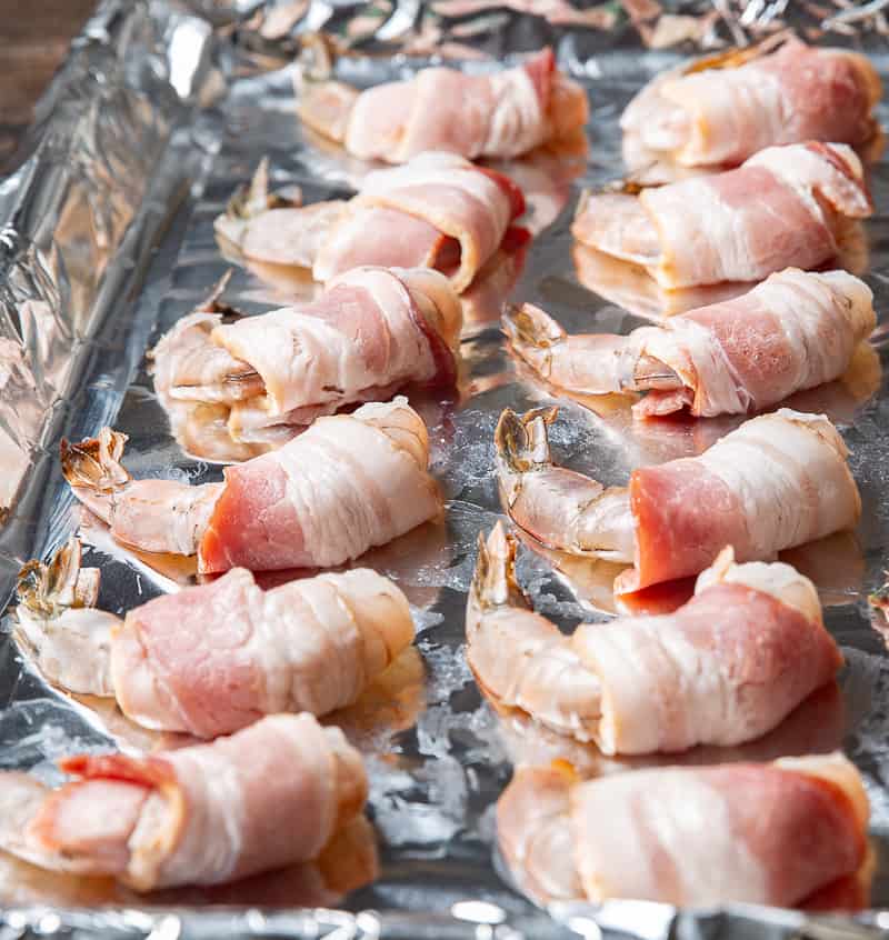 bacon wrapped shrimp in oven