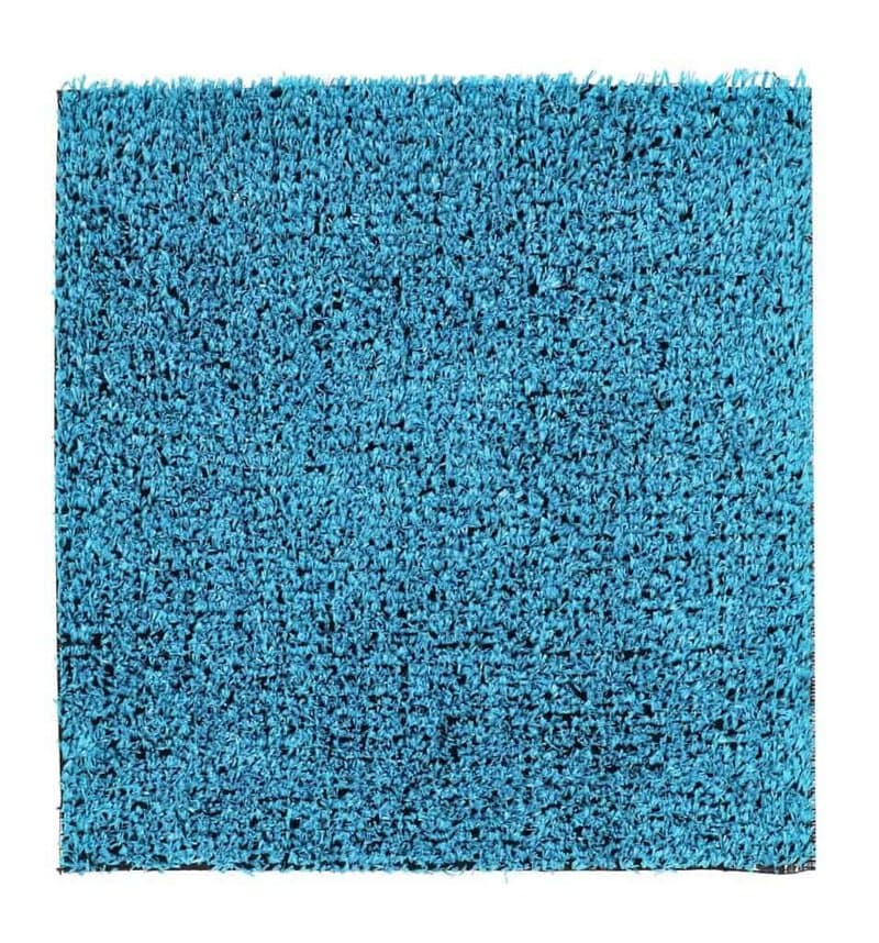 Tappeto antiscivolo blu in PVC, ideale per la casa, bagno o cucina.