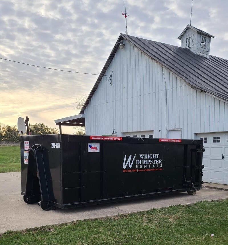Dumpster Outside a Building