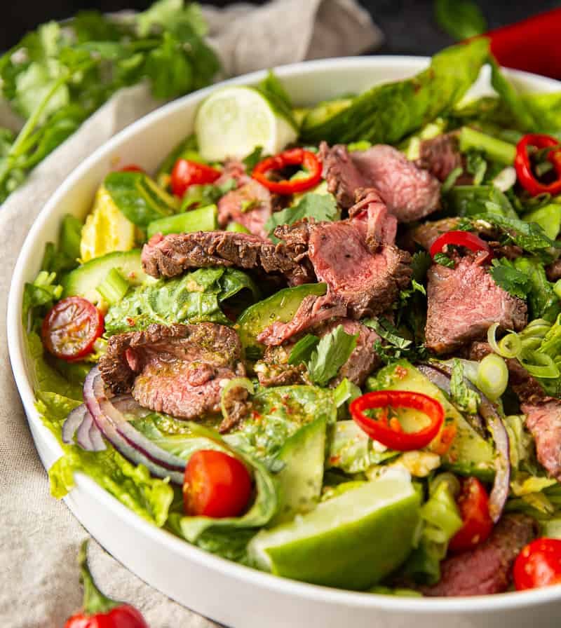 spicy Thai beef salad