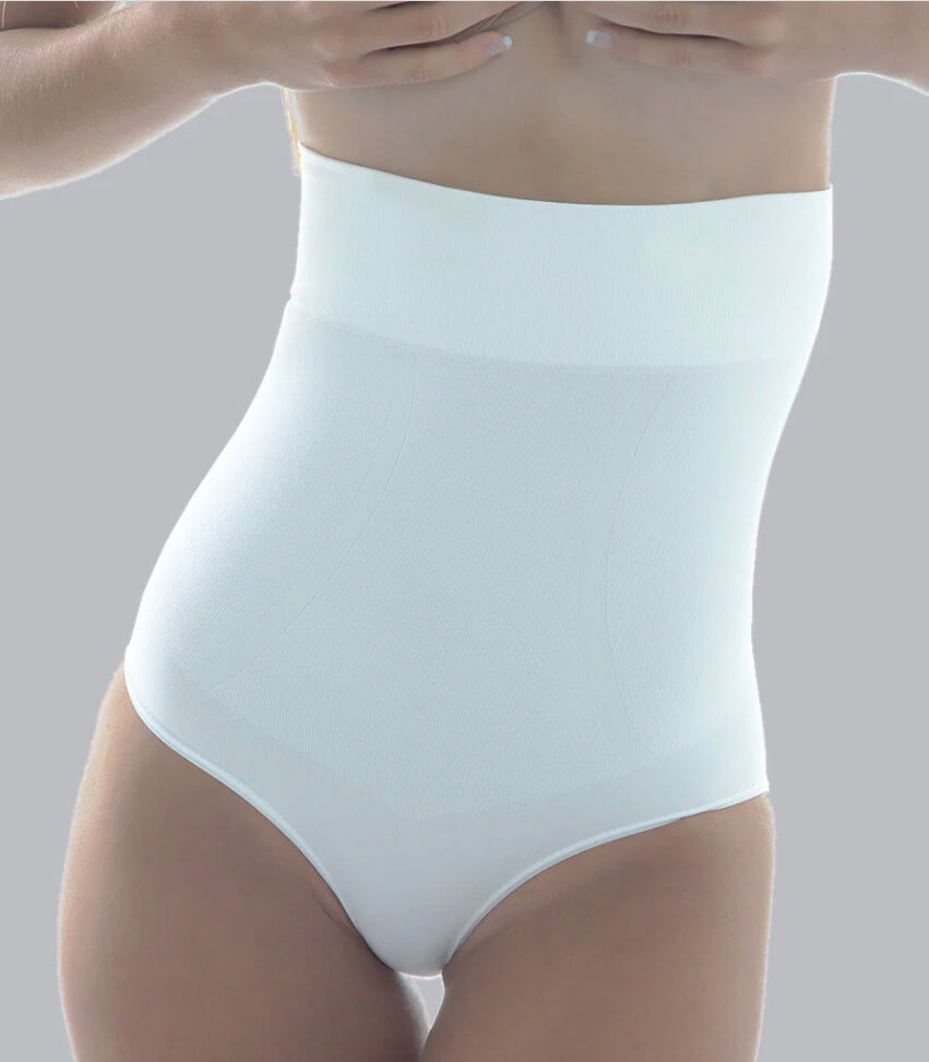 modelador body bikini color blanco vista de frente