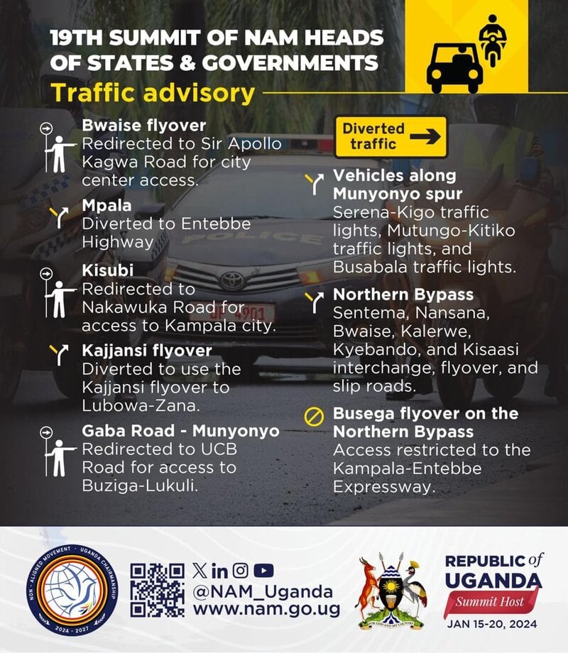 TRAFFIC MANAGEMENT PLAN FOR THE NON-ALIGNED MOVEMENT AND G77+CHINA SUMMITS GDp3ADcW4AAZ03b