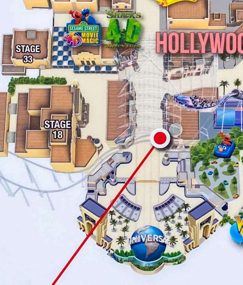 USJ Entrance Area Map