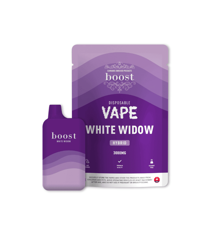 Boost Disposable THC Vapes – White Widow (3g)
