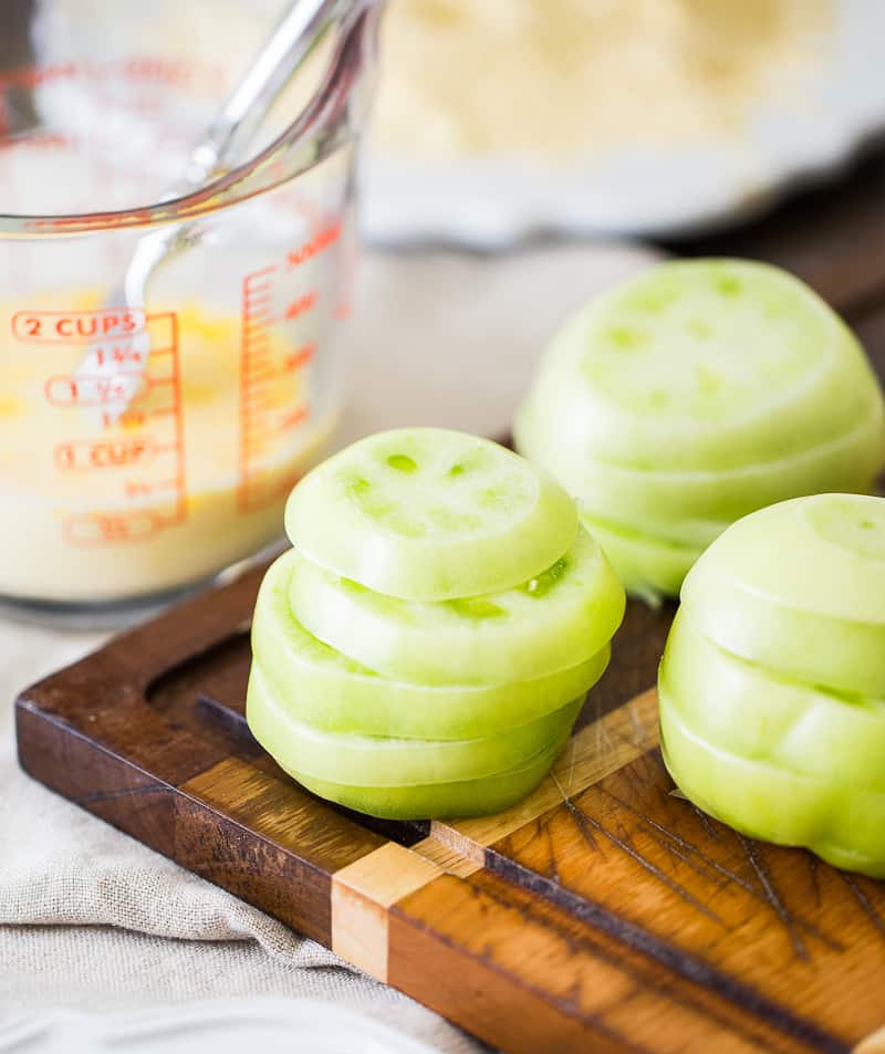 Sliced Green Tomatoes