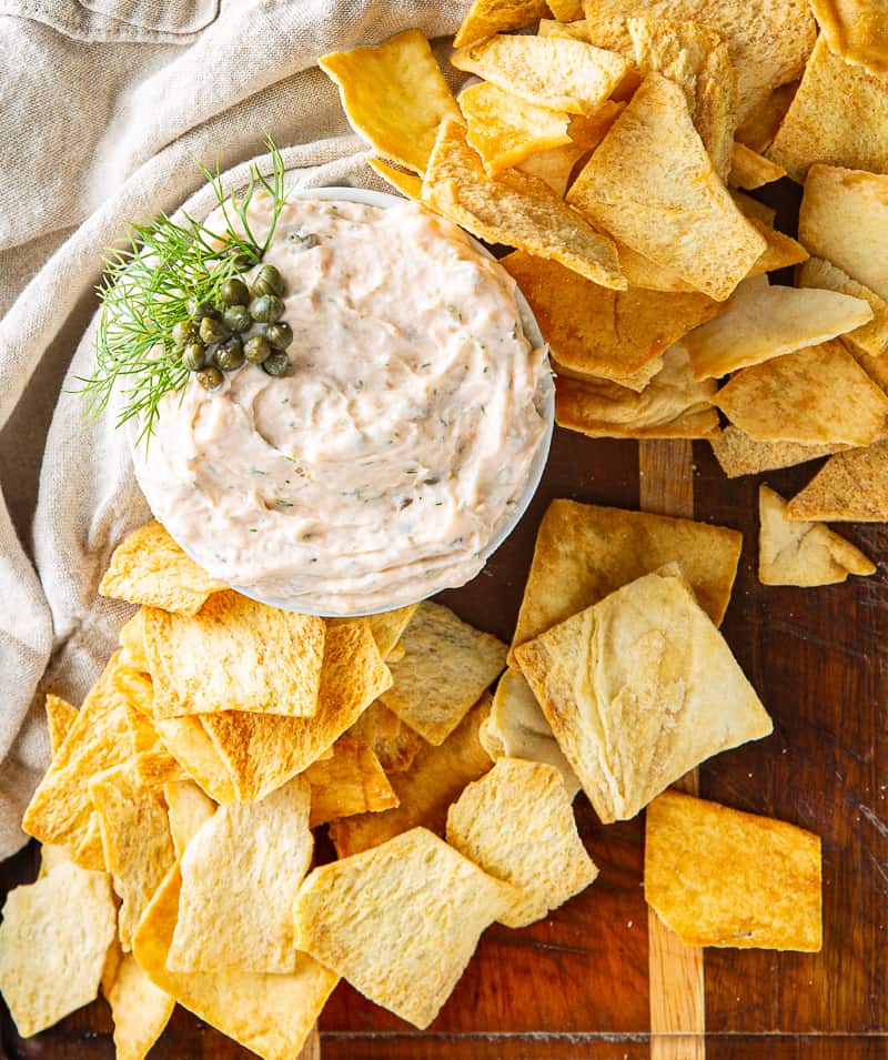 smoke salmon cream cheese dip