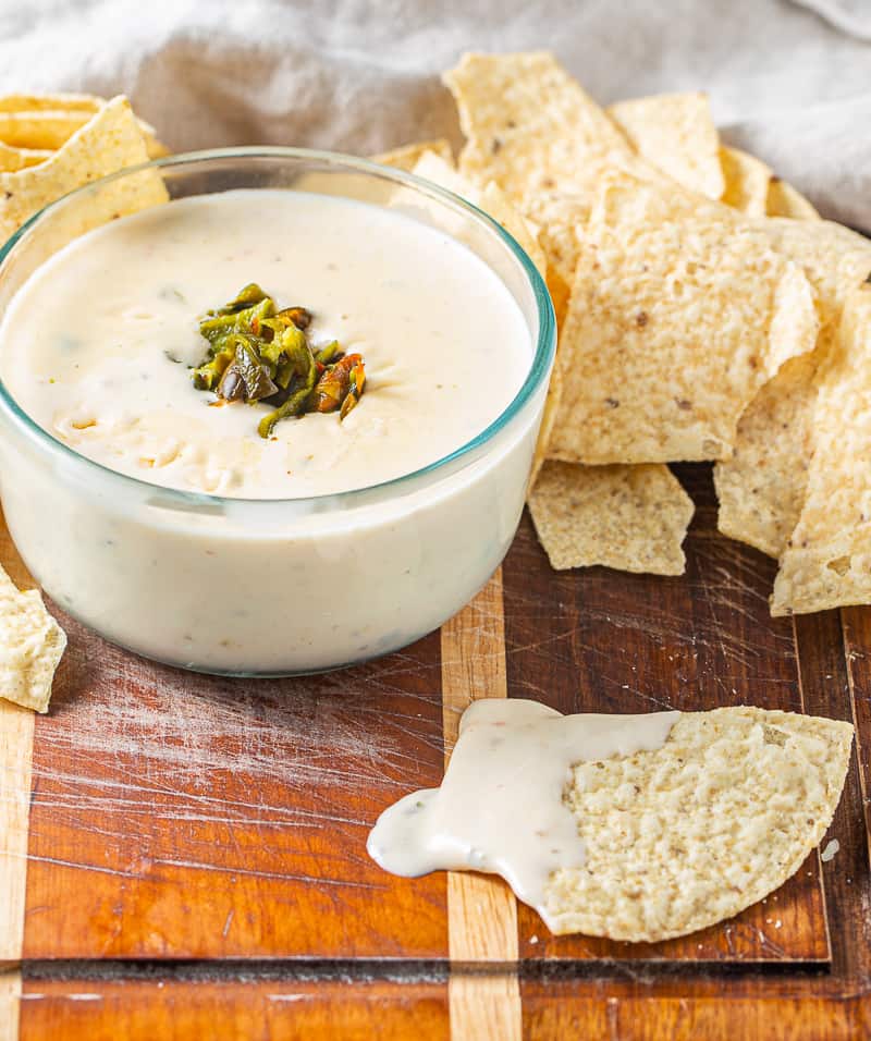 Queso Dip with chip