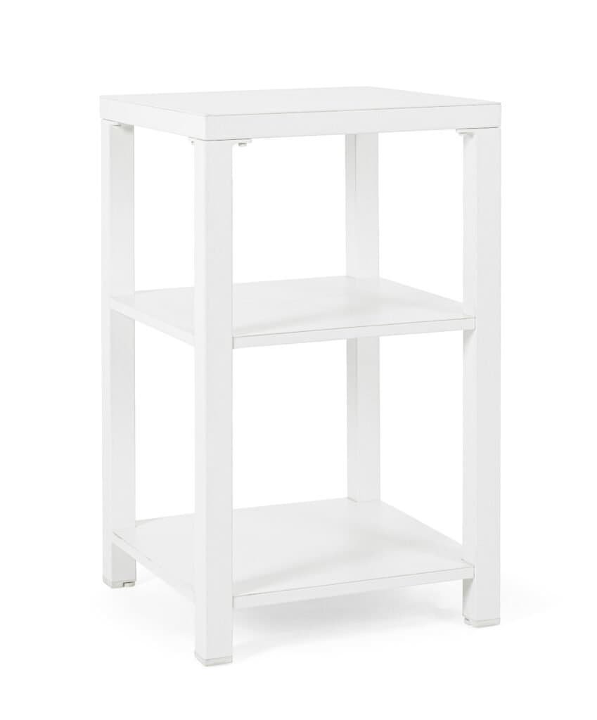 Tavolo in legno bianco perfetto per arredare soggiorni e cucine con stile.