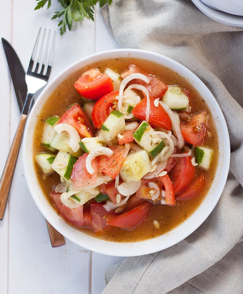 Tomato Cucumber Salad