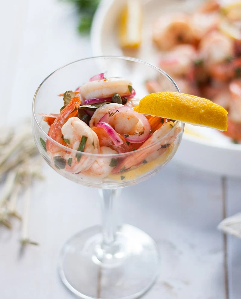 Southern Style Pickled Shrimp Appetizer