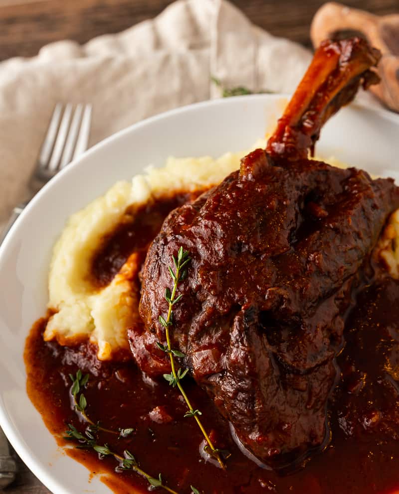 lamb shank for romantic dinner