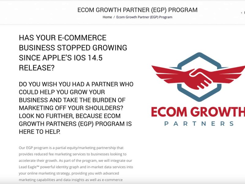 Ecom Growth Partner (EGP) Program