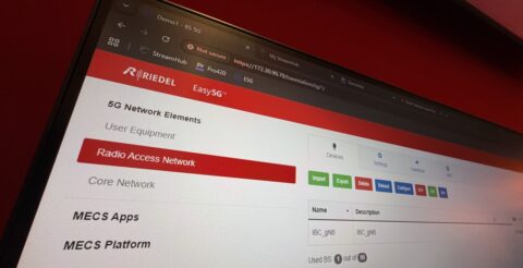 Riedel allège la production live avec Easy5G et les casques OnAir