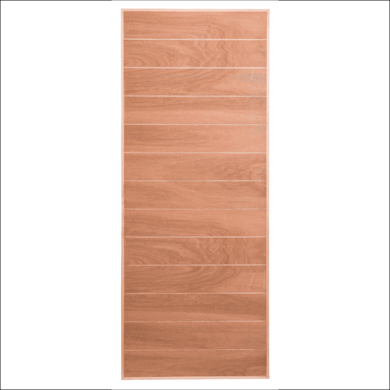 Marine Ply Horizontal Slatted Door
