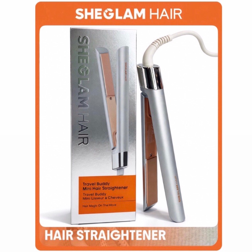 اتو مو مسافرتی شیگلم Travel Buddy اتو مو مسافرتی شیگلم، Sheglam Travel Buddy، اتو مو کوچک، مینی اتو مو، اتو مو سفری، اتو مو قابل حمل، mini hair straightener، travel hair straightener