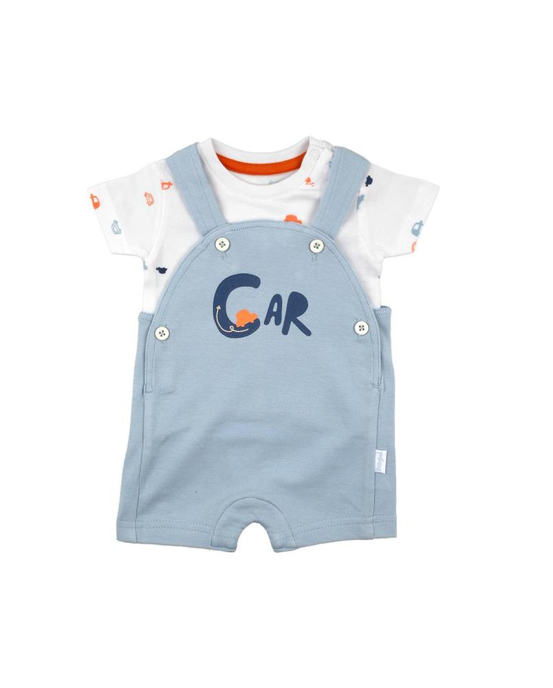 Conjunto Peto Camiseta Algodón Car Babybol