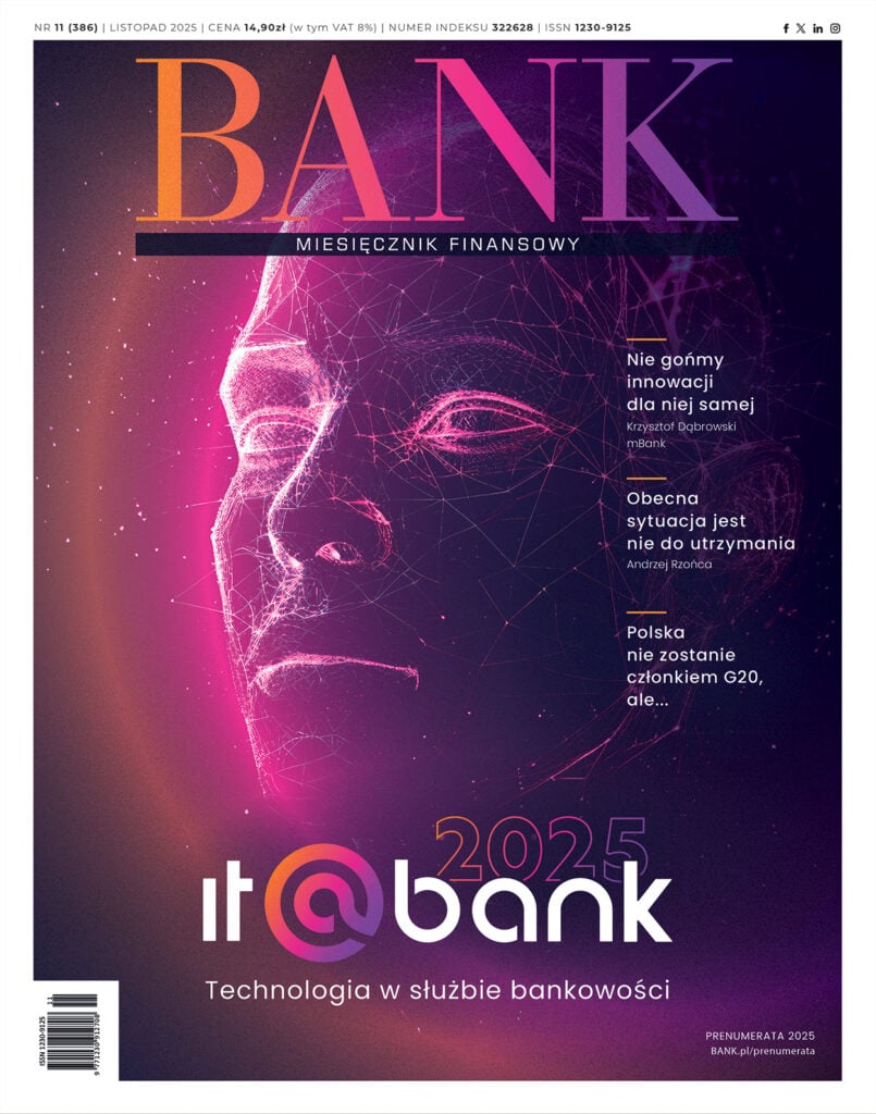 Miesięcznik Finansowy BANK - listopad 2025 - okładka
