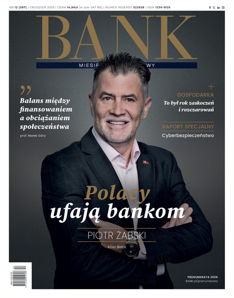Miesięcznik Finansowy BANK - grudzień 2025 - okładka