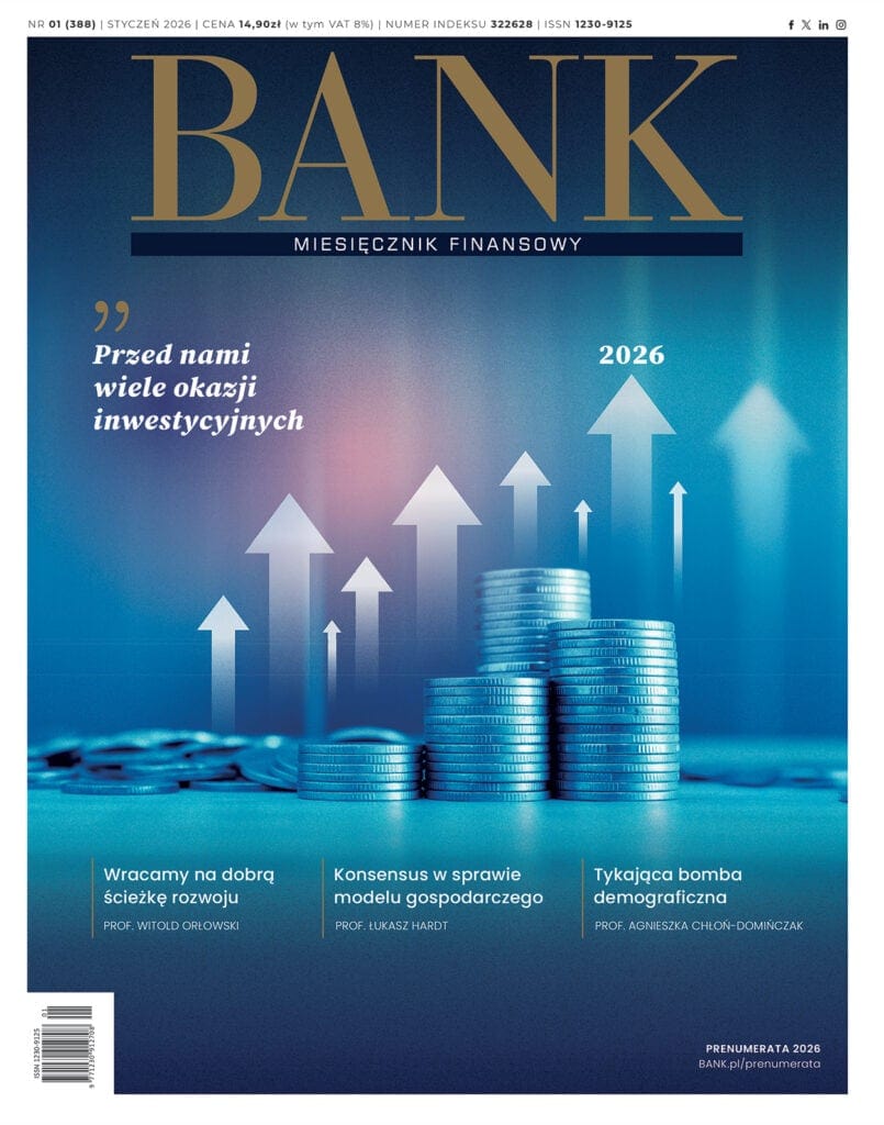 Miesięcznik Finansowy BANK - styczeń 2026 - okładka