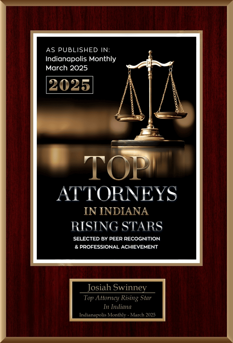 top attorney in indiana award for josiah swinney