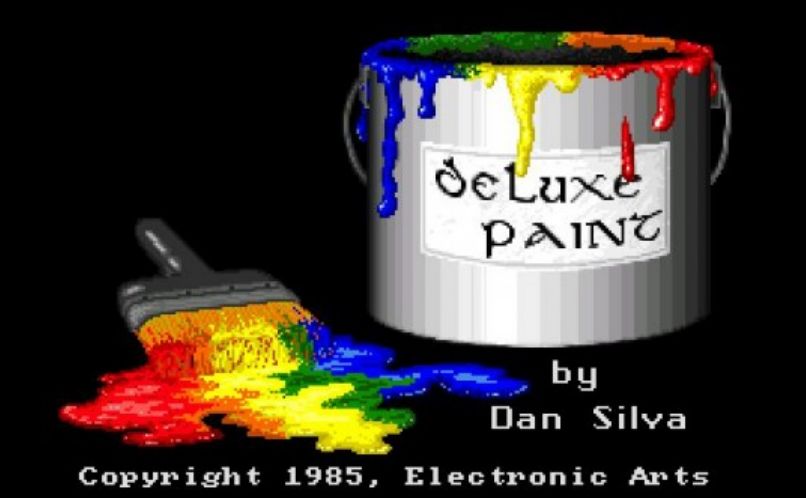 Das legendäre Deluxe Paint - damals ein Quantensprung (Screenshot via computerhistory.org)