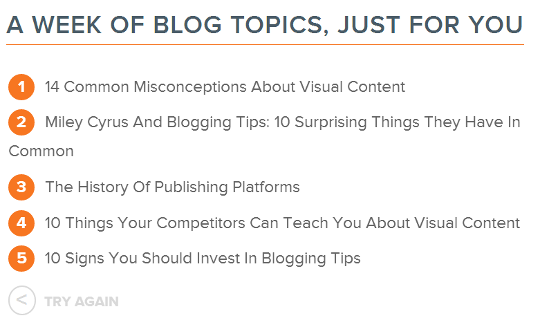 HubSpot - Post Title Generator