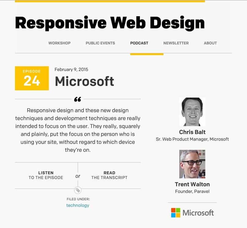 Responsive Web Design