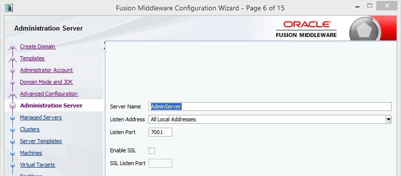 oracle weblogic server