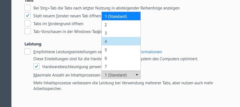 Mehr Prozesse, mehr Leistung - so sieht's aus