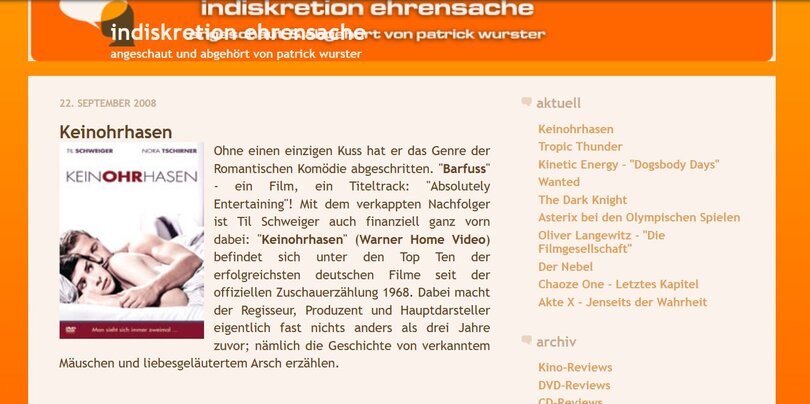 Am Rande zum Whistlebowing - Indiskretion Ehrensache von Thomas Knüwer (Screenshot)