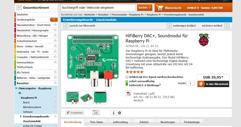 Im Intewrnet gibt's jede Menge Zusatzplatinen und -module