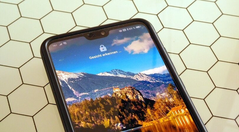 Schon ganz normal: Entsperren per Gesichtserkennung auf einem Android-Smartphone