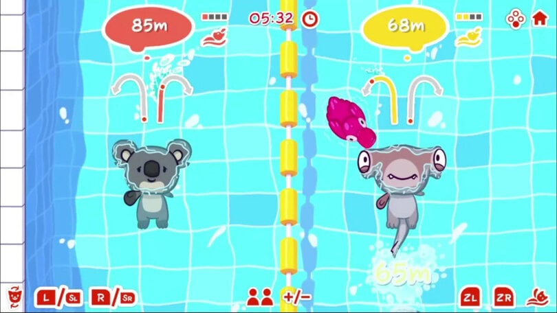 Sport & Fun: Swimming in game swimming in the pool