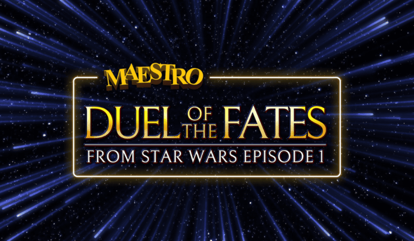 key art from the maestro star wars DLC featuring game name