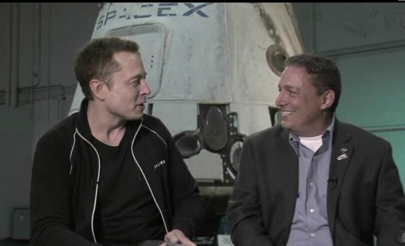 Kollegen: Peter Thiel und Elon Musk
