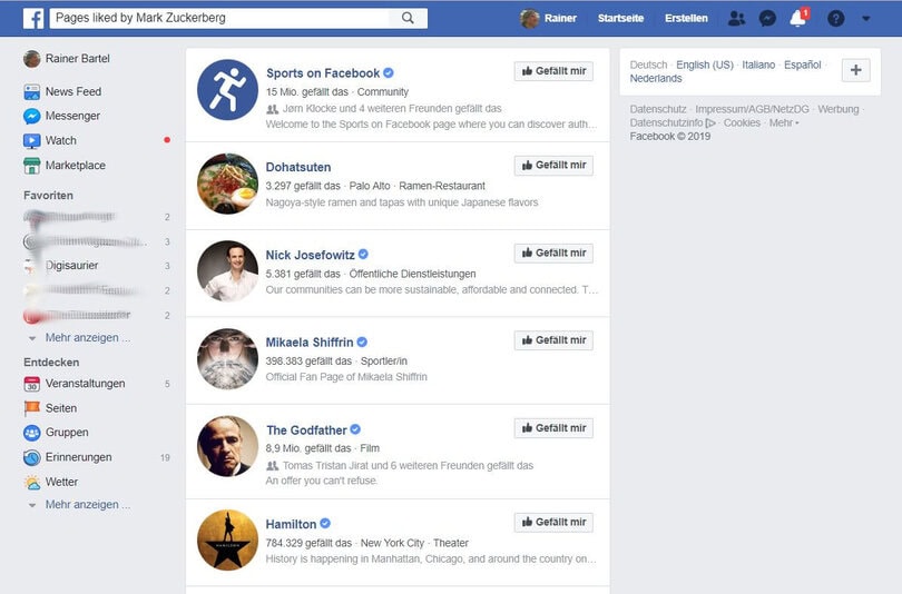 Stalkscan erklärt Mark Zuckerberg