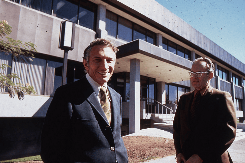 Robert Noyce und Gordon Moore - die Intel-Gründer (Foto: Intel)