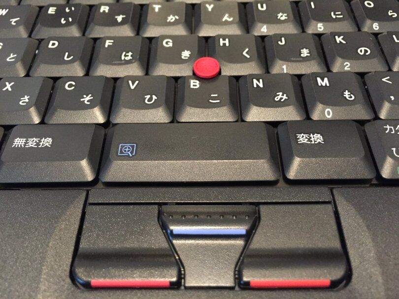 Im IBM ThinkPad gab es zuerst nur den sogenannten Trackpoint