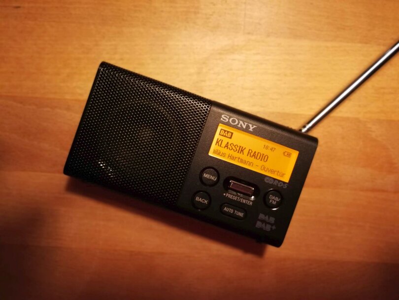 Ein schickes DAB-Taschenradio von Sony