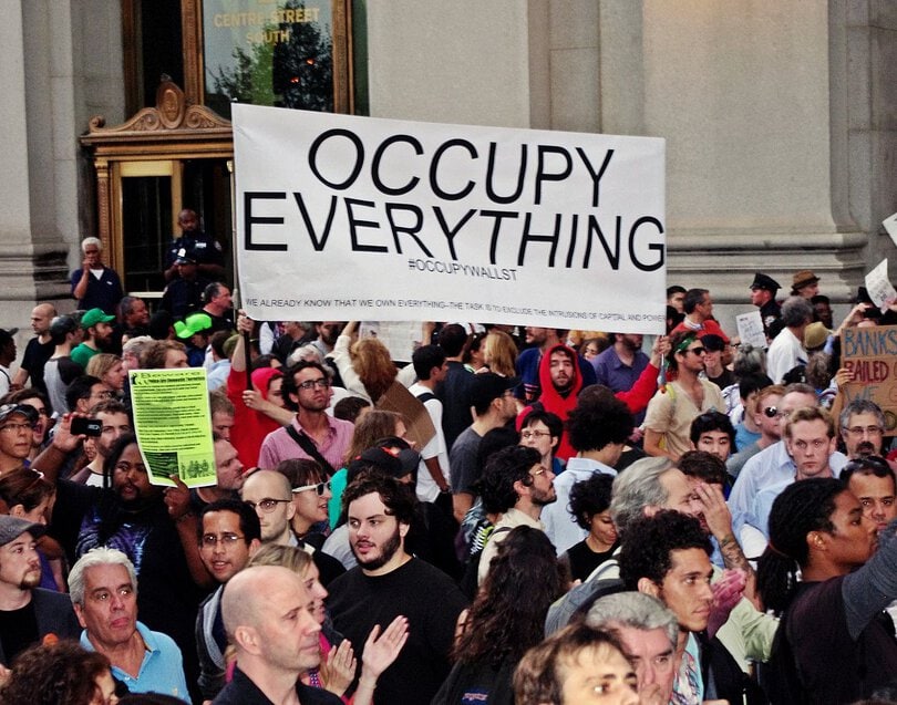 Occupy-Wallstreet-Demo im September 2011