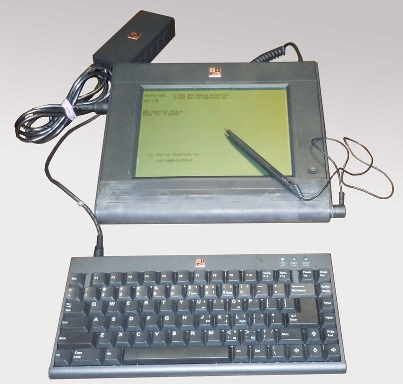 Der Momenta Pen Computer von 1991 - Shiraz Shivjis Lieblingskind