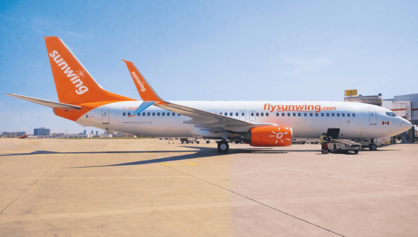 Sunwing suspends operations
