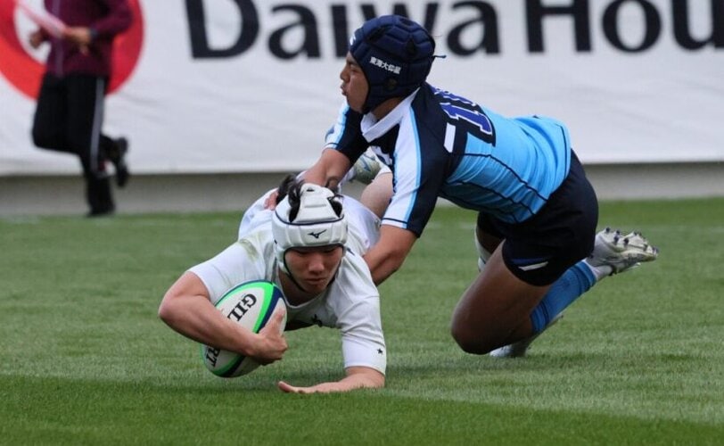 花園ラグビー準々決勝で 3連覇に一歩近づいた桐蔭学園