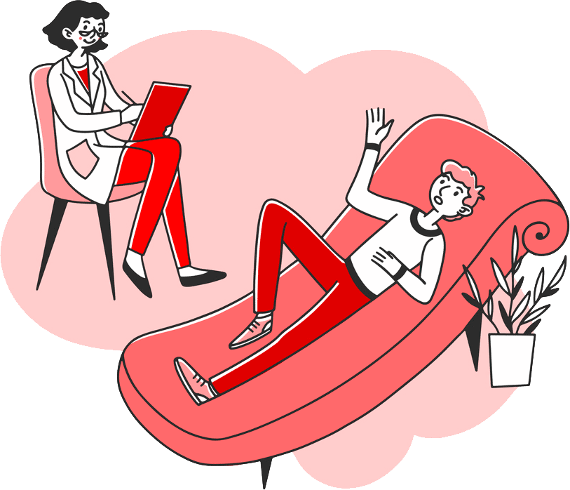 therapist evaluation illustration
