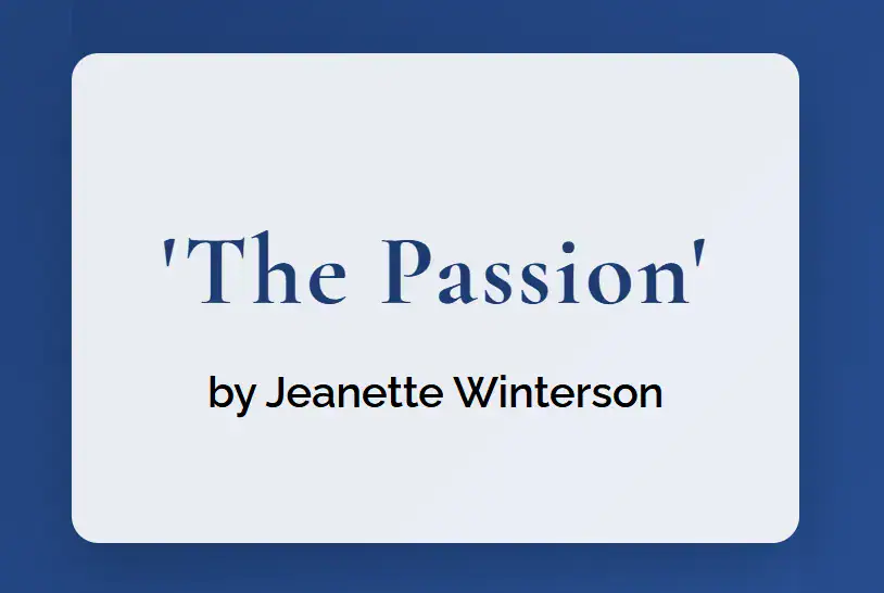 The Passion by Jeanette Winterson