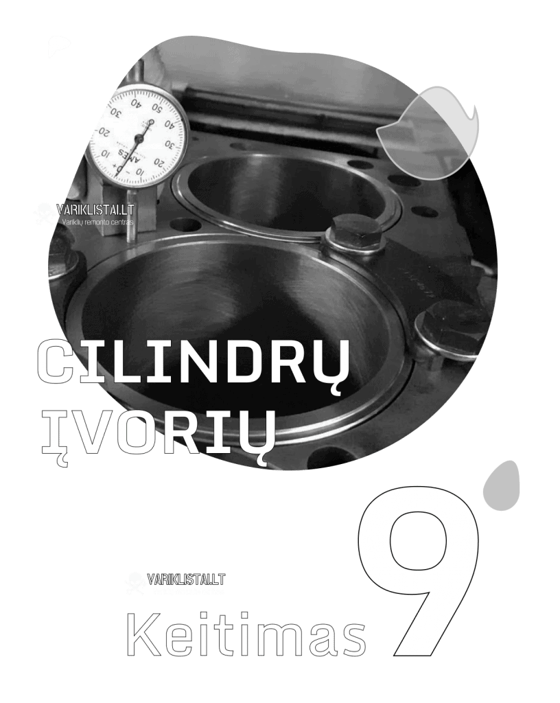 cilindru ivoriu keitimas bloko gilziavimas vilniuje kaune klaipedoje