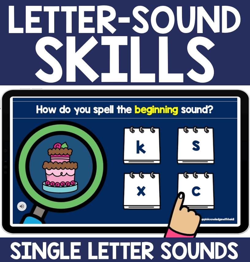 Letter Sound Skills - Practice Spelling Sounds - Self-Checking Google Slides
