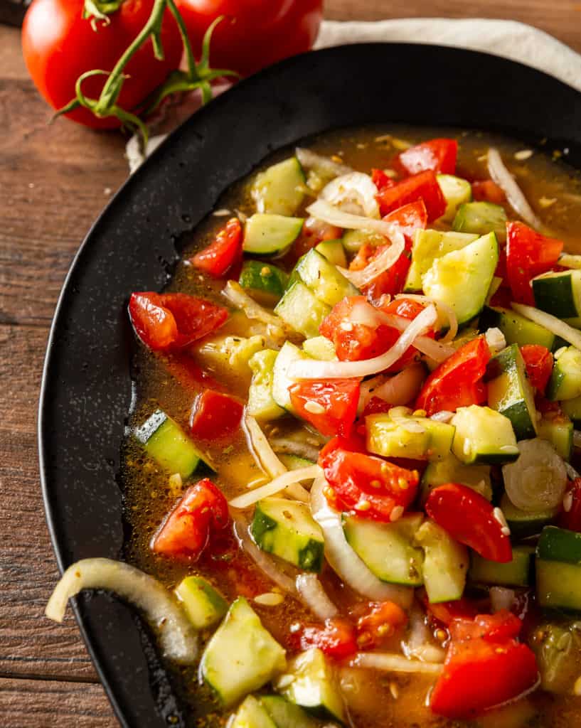 cucumber tomato salad