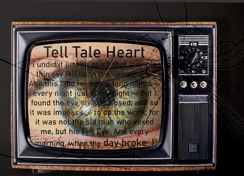 Edgar Allen Poe Vintage TV